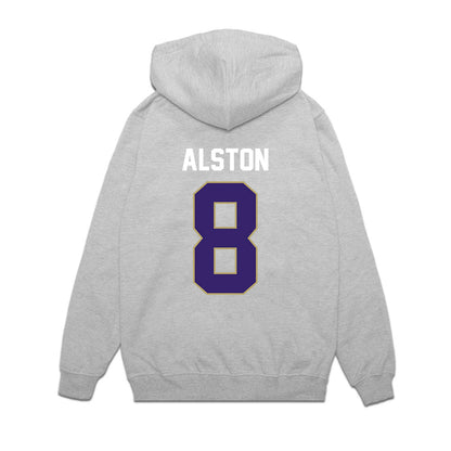 JMU - NCAA Football : Isaiah Alston - Vintage Football Premium Hooded Sweatshirt-1