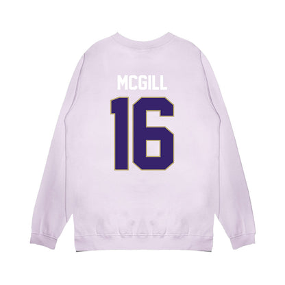 JMU - NCAA Football : TJ McGill - Vintage Football Premium Crewneck Sweatshirt-1