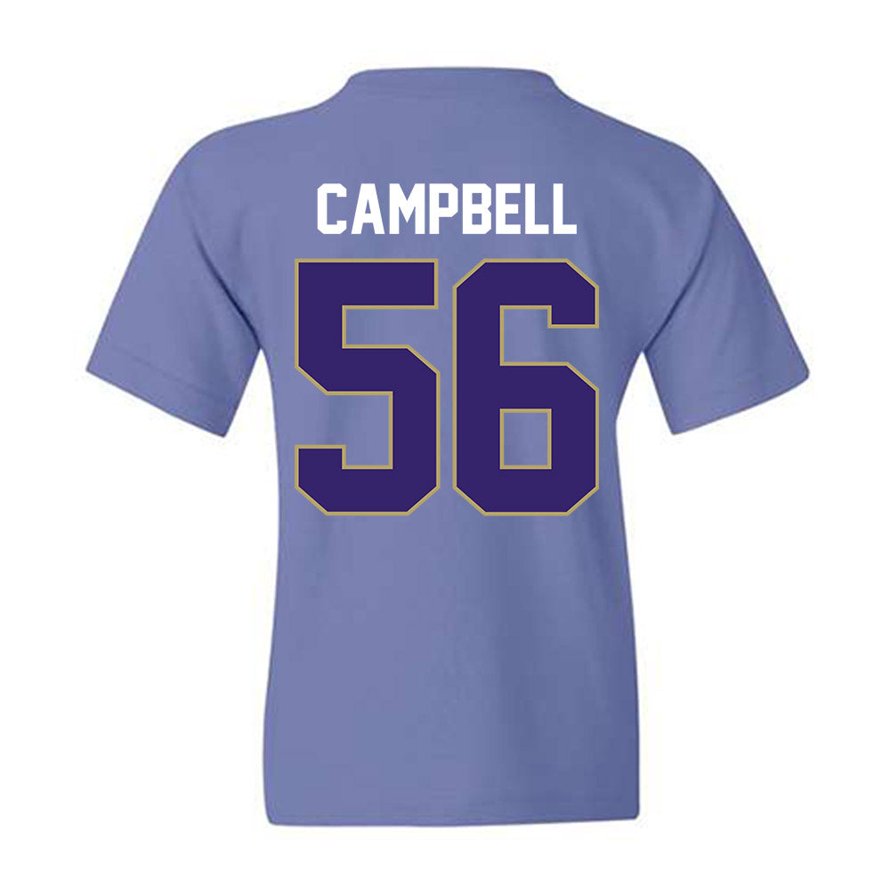 JMU - NCAA Football : JaKobe Campbell - Vintage Football Youth T-Shirt-1