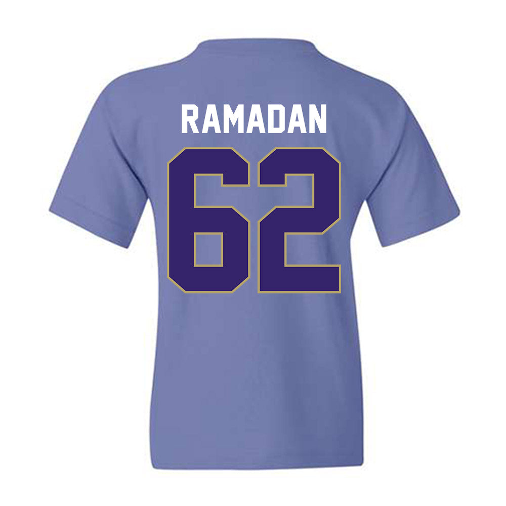 JMU - NCAA Football : Ibraheem Ramadan - Vintage Football Youth T-Shirt-1