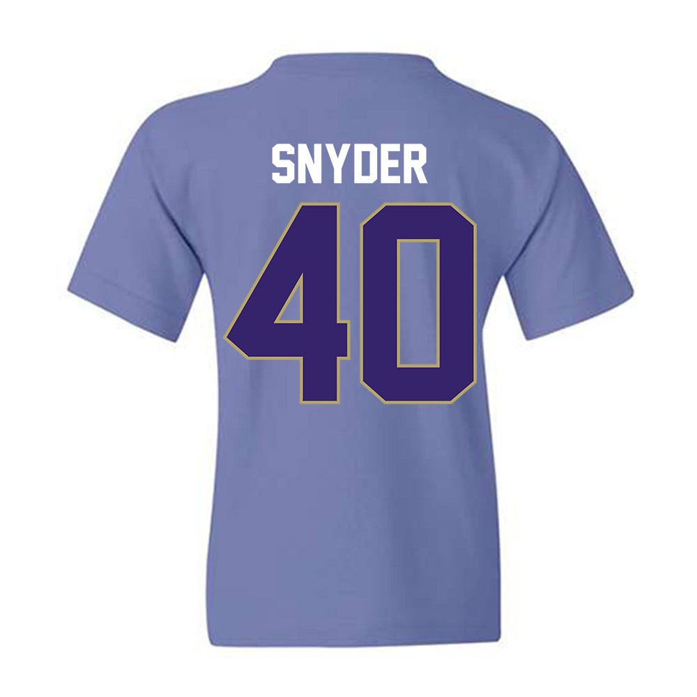 JMU - NCAA Football : Jackson Snyder - Vintage Football Youth T-Shirt-1