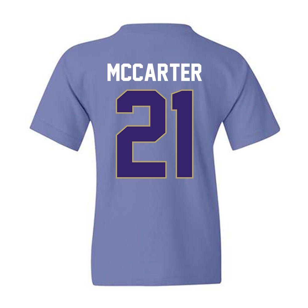 JMU - NCAA Football : Jackson McCarter - Vintage Football Youth T-Shirt-1