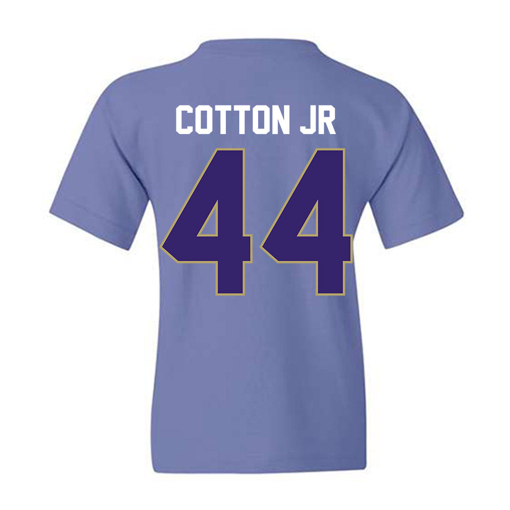 JMU - NCAA Football : DJ Cotton Jr - Vintage Football Youth T-Shirt-1