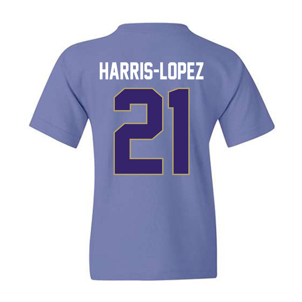 JMU - NCAA Football : Curtis Harris-Lopez - Vintage Football Youth T-Shirt-1