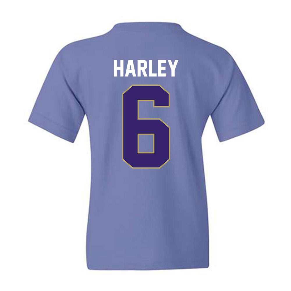 JMU - NCAA Football : Chantz Harley - Vintage Football Youth T-Shirt-1