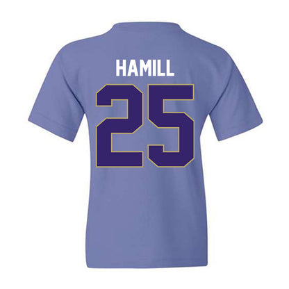 JMU - NCAA Football : Jackson Hamill - Vintage Football Youth T-Shirt-1