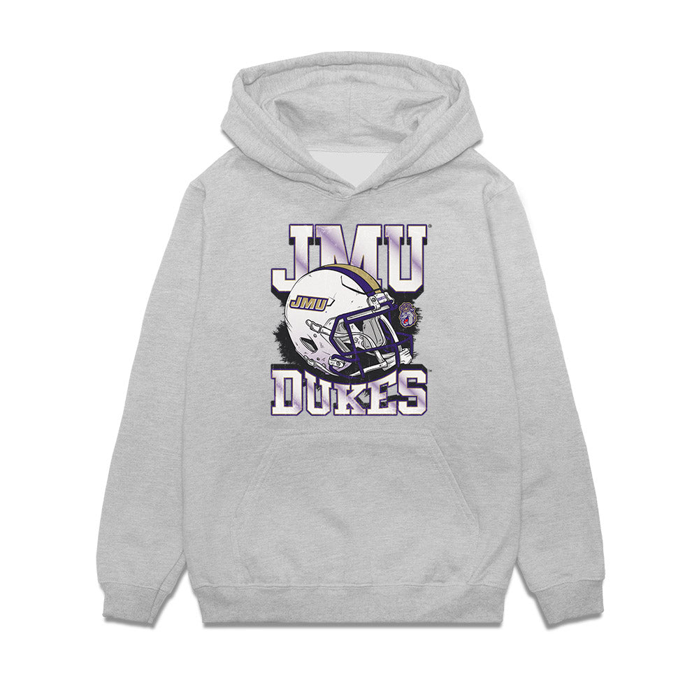 JMU - NCAA Football : Nick DeGennaro - Vintage Football Premium Hooded Sweatshirt-0