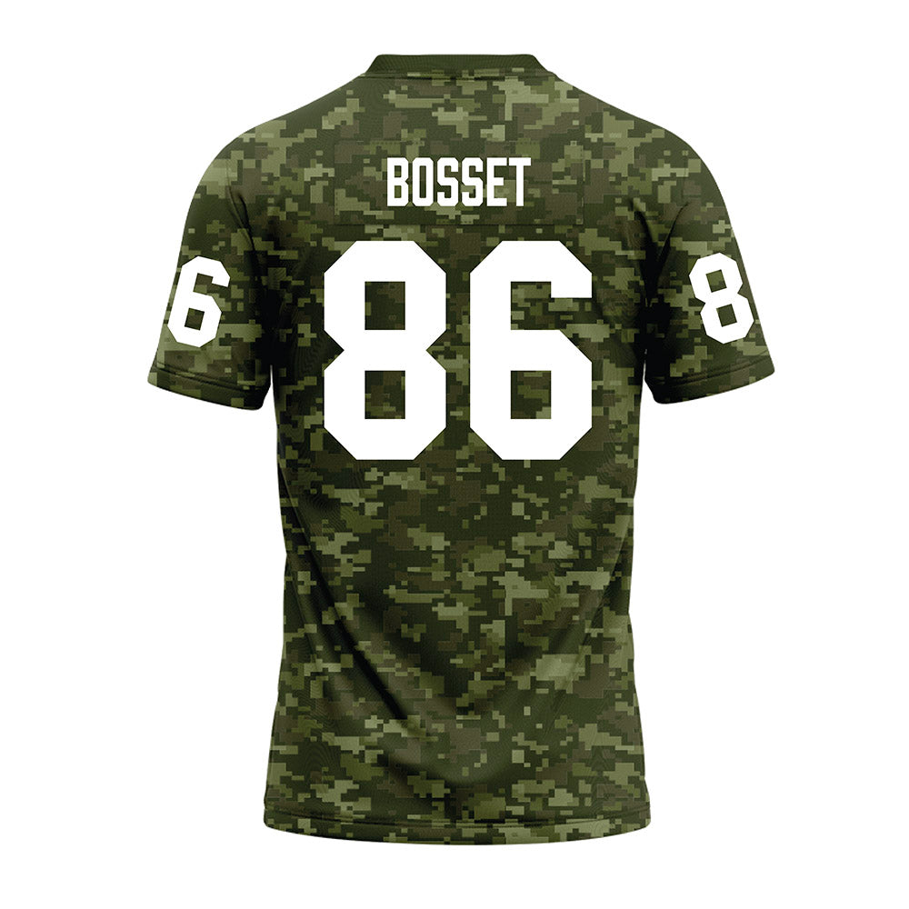 Tarleton State - NCAA Football : Matthew Bosset - Military Green Camo Premium Football Jersey-1
