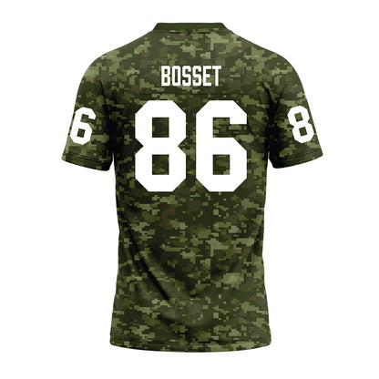 Tarleton State - NCAA Football : Matthew Bosset - Military Green Camo Premium Football Jersey-1