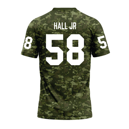 Tarleton State - NCAA Football : Artis Hall Jr - Military Green Camo Premium Football Jersey-1