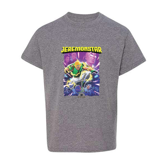 Notre Dame - NCAA Football : Jeremiyah Love - JEREMONSTAR Graphic Youth T-Shirt-0