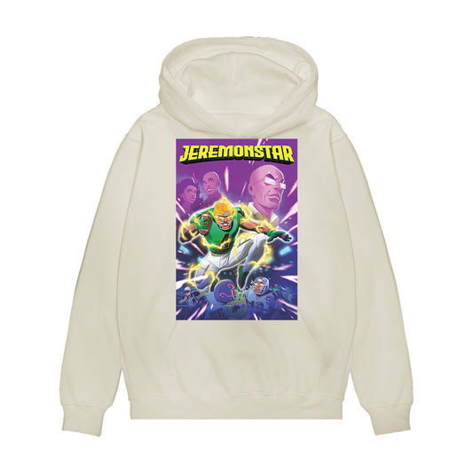 Notre Dame - NCAA Football : Jeremiyah Love - Jeremonstar Graphic Premium Hooded Sweatshirt-0
