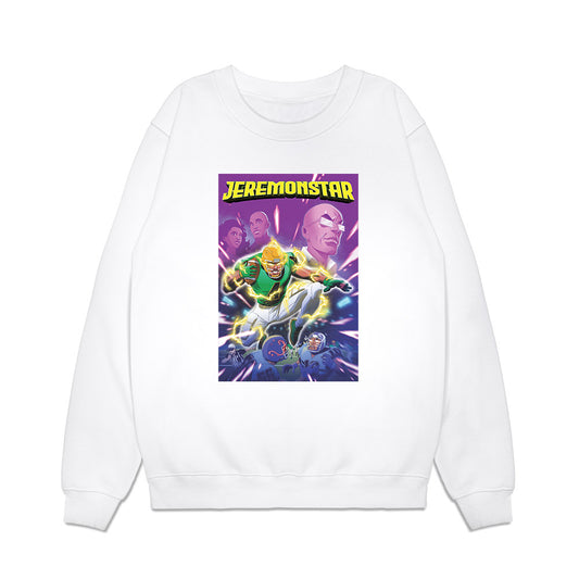 Notre Dame - NCAA Football : Jeremiyah Love - Jeremonstar Graphic Premium Crewneck Sweatshirt-0