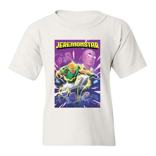 Notre Dame - NCAA Football : Jeremiyah Love - Jeremonstar Graphic Youth T-Shirt-0