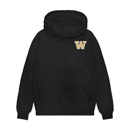 Washington - NCAA Men's Basketball : Wesley Yates III - Game Face Premium Hooded Sweatshirt-0