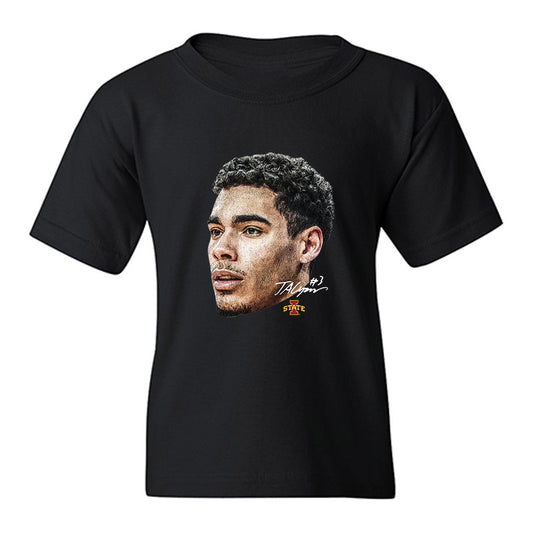 Iowa State - NCAA Men's Basketball : Tamin Lipsey - Game Face Youth T-Shirt-0