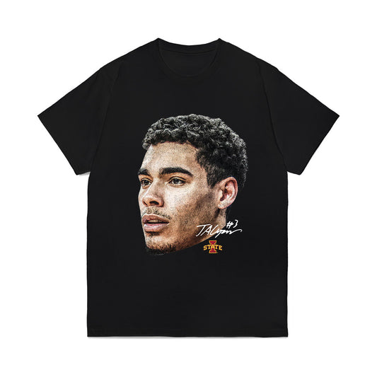 Iowa State - NCAA Men's Basketball : Tamin Lipsey - Game Face Comfort Colors T-Shirt-0