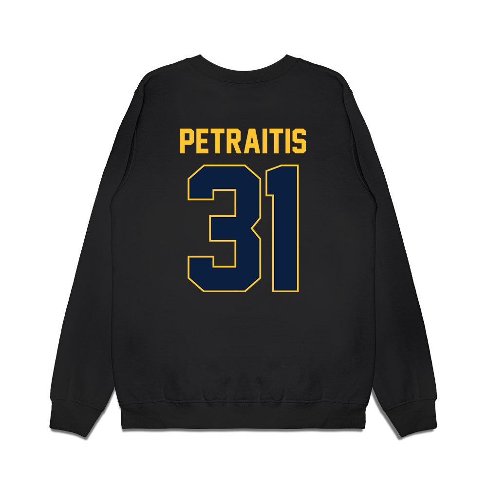 UC Berkeley - NCAA Men's Basketball : Rytis Petraitis - Vintage Shersey Premium Crewneck Sweatshirt-1