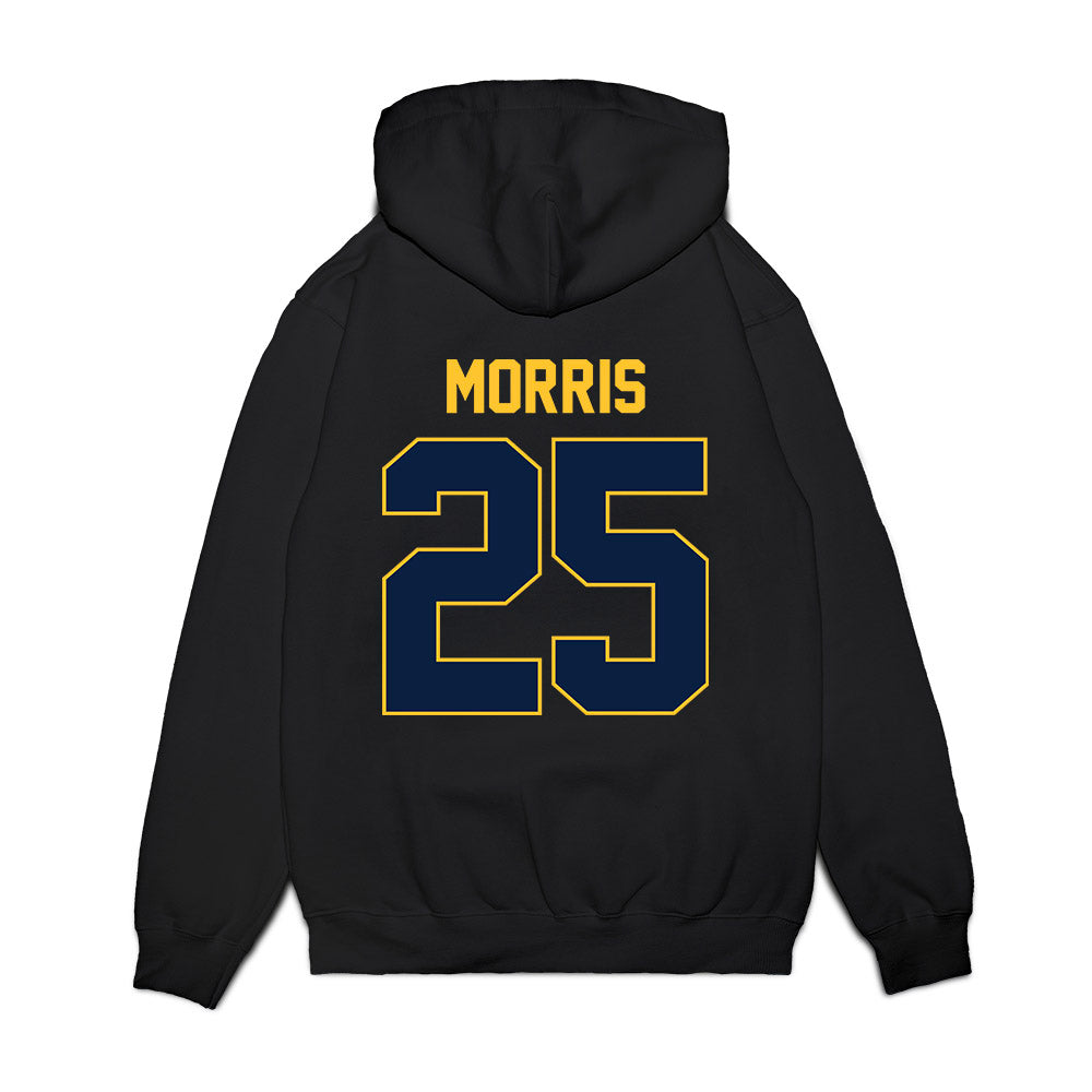 UC Berkeley - NCAA Women's Basketball : Aliyahna Morris - Vintage Shersey Premium Hooded Sweatshirt-1