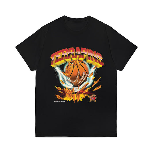 Maryland - NCAA Men's Basketball : Lukas Sotell - Vintage Shersey Comfort Colors T-Shirt-0