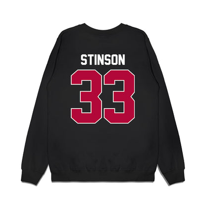 Stanford - NCAA Men's Basketball : Evan Stinson - Vintage Premium Crewneck Sweatshirt-1