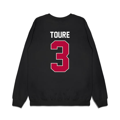 Stanford - NCAA Men's Basketball : Tallis Toure - Vintage Premium Crewneck Sweatshirt-1