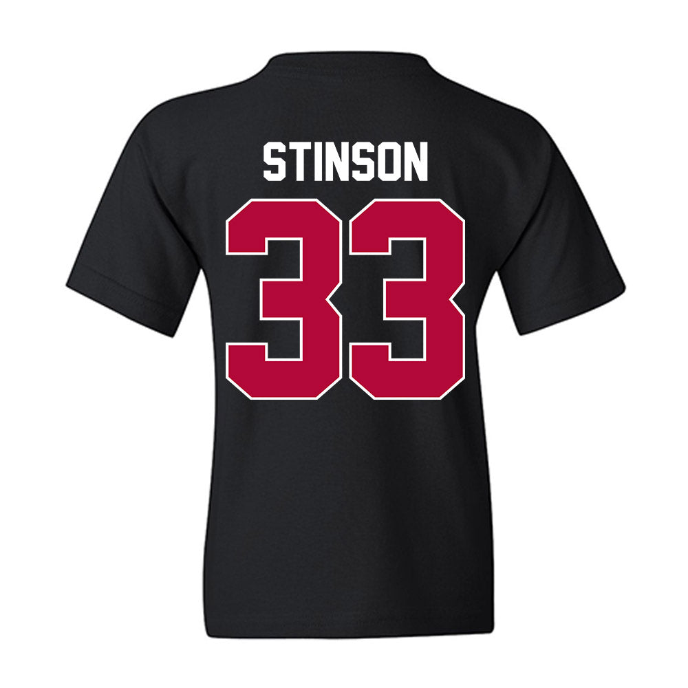 Stanford - NCAA Men's Basketball : Evan Stinson - Vintage Youth T-Shirt-1
