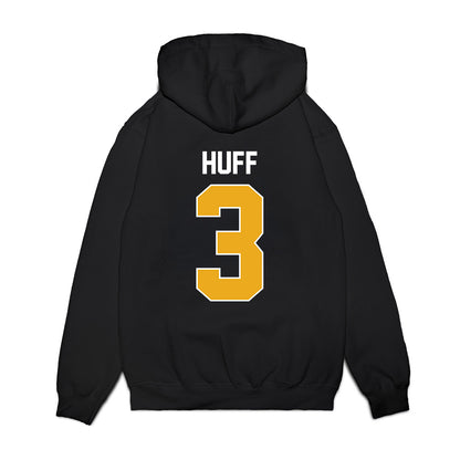 West Virginia - NCAA Men's Basketball : Honor Huff - Vintage Shersey Premium Hooded Sweatshirt-1