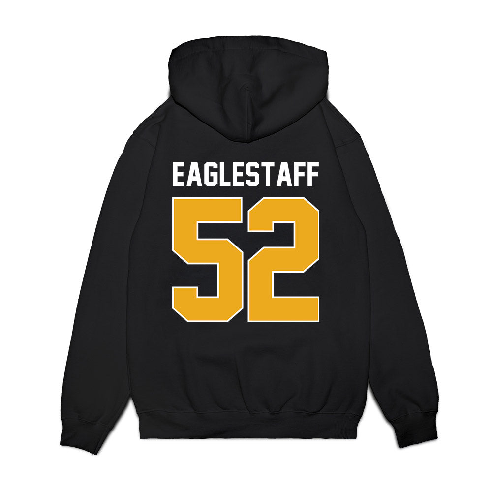 West Virginia - NCAA Men's Basketball : Treysen Eaglestaff - Vintage Shersey Premium Hooded Sweatshirt-1