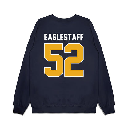 West Virginia - NCAA Men's Basketball : Treysen Eaglestaff - Vintage Shersey Premium Crewneck Sweatshirt-1