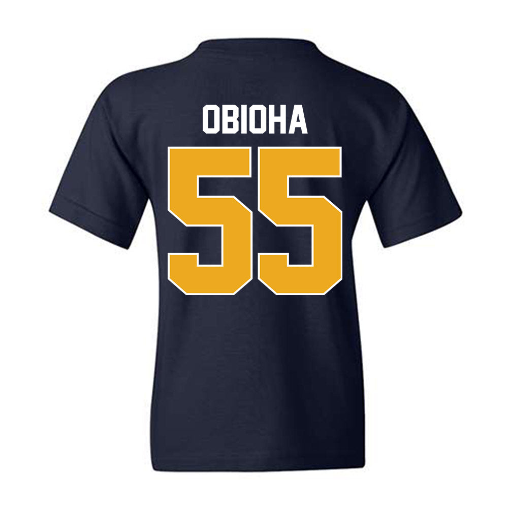West Virginia - NCAA Men's Basketball : Harlan obioha - Vintage Shersey Youth T-Shirt-1
