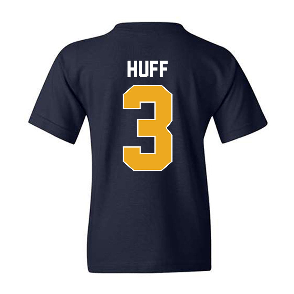 West Virginia - NCAA Men's Basketball : Honor Huff - Vintage Shersey Youth T-Shirt-1