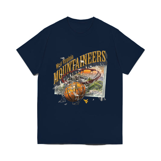 West Virginia - NCAA Men's Basketball : Honor Huff - Vintage Shersey Comfort Colors T-Shirt-0