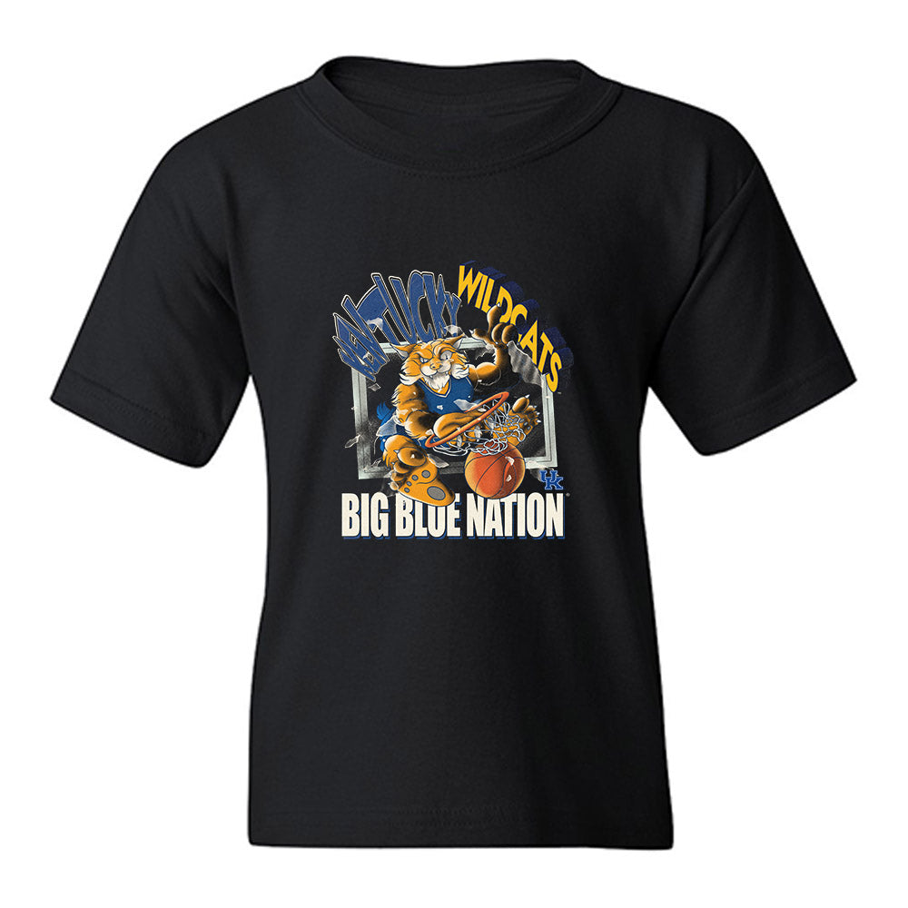Kentucky - NCAA Men's Basketball : Malachi Moreno - Vintage Youth T-Shirt-0