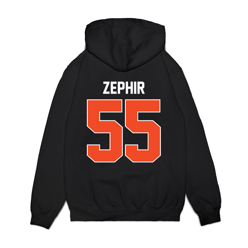 Syracuse - NCAA Men's Basketball : Bryce Zephir - Vintage Shersey Premium Hooded Sweatshirt-1