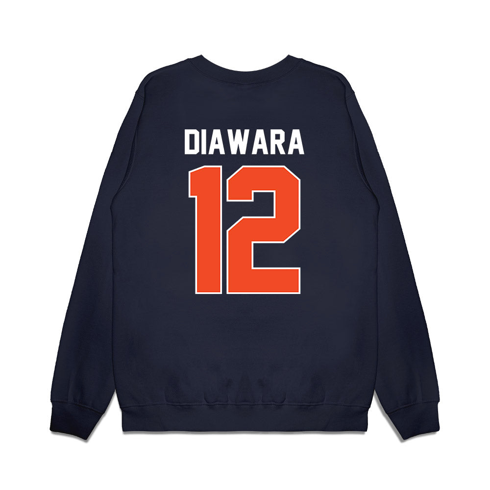 Syracuse - NCAA Men's Basketball : Tiefing Diawara - Vintage Shersey Premium Crewneck Sweatshirt-1