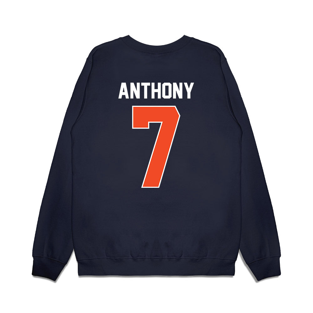 Syracuse - NCAA Men's Basketball : Kiyan Anthony - Vintage Shersey Premium Crewneck Sweatshirt-1