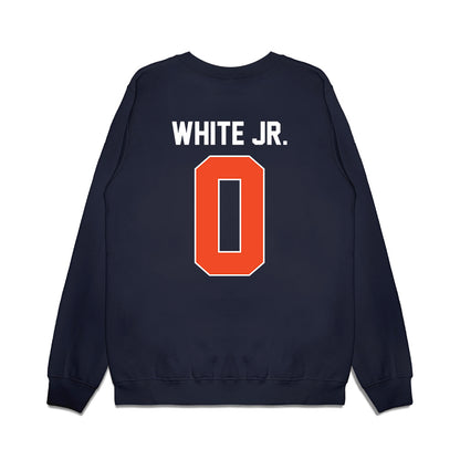 Syracuse - NCAA Men's Basketball : Sadiq White Jr. - Vintage Shersey Premium Crewneck Sweatshirt-1