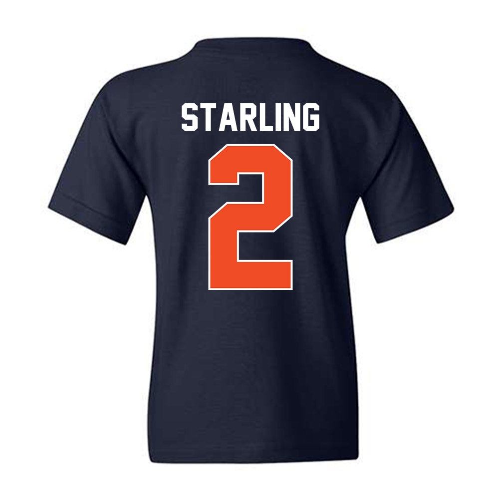 Syracuse - NCAA Men's Basketball : JJ Starling - Vintage Shersey Youth T-Shirt-1