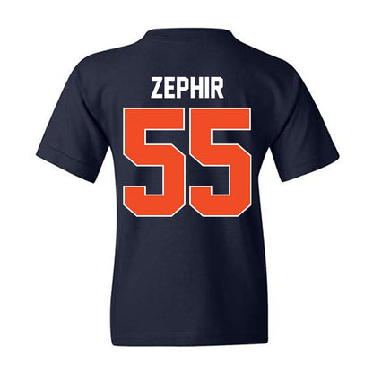 Syracuse - NCAA Men's Basketball : Bryce Zephir - Vintage Shersey Youth T-Shirt-1