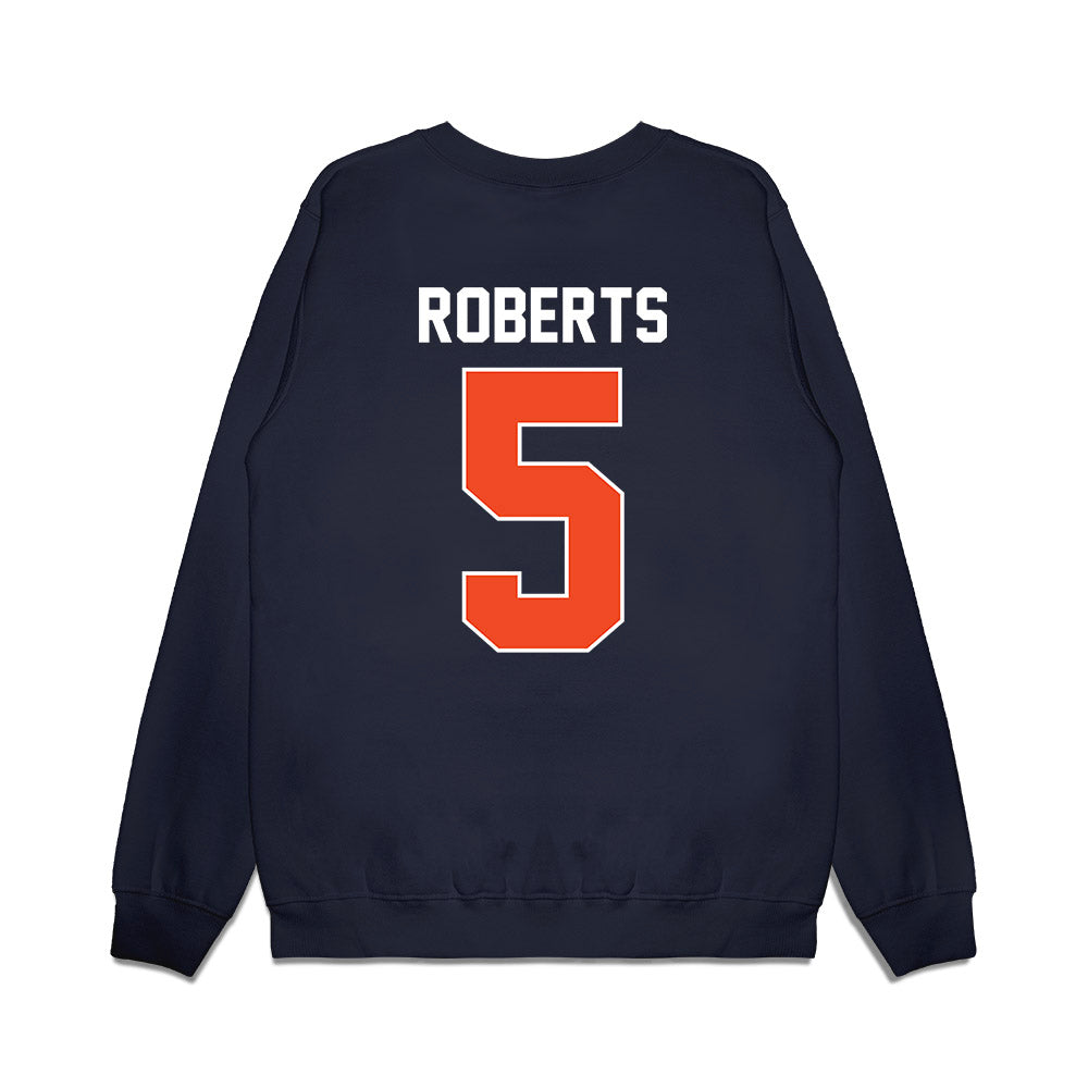 Virginia - NCAA Men's Basketball : Desmond Roberts - Vintage Shersey Premium Crewneck Sweatshirt-1
