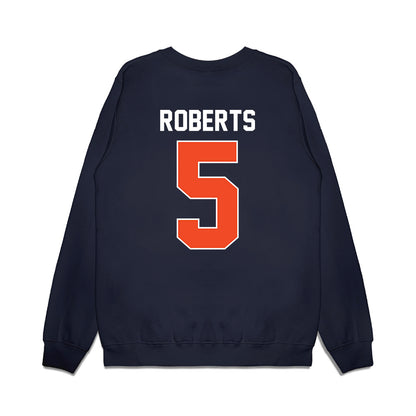 Virginia - NCAA Men's Basketball : Desmond Roberts - Vintage Shersey Premium Crewneck Sweatshirt-1