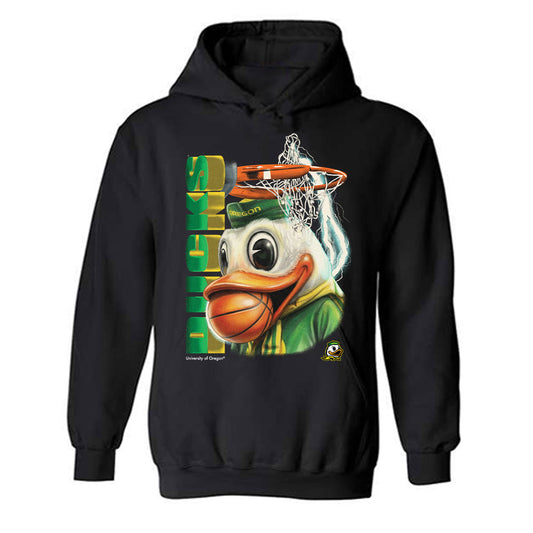 Oregon - NCAA Women's Basketball : Janiyah Williams - Vintage Shersey Hooded Sweatshirt-0
