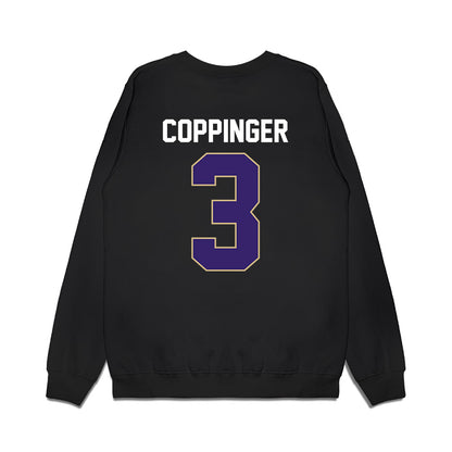 Washington - NCAA Women's Basketball : Devin Coppinger - Vintage Shersey Premium Crewneck Sweatshirt-1