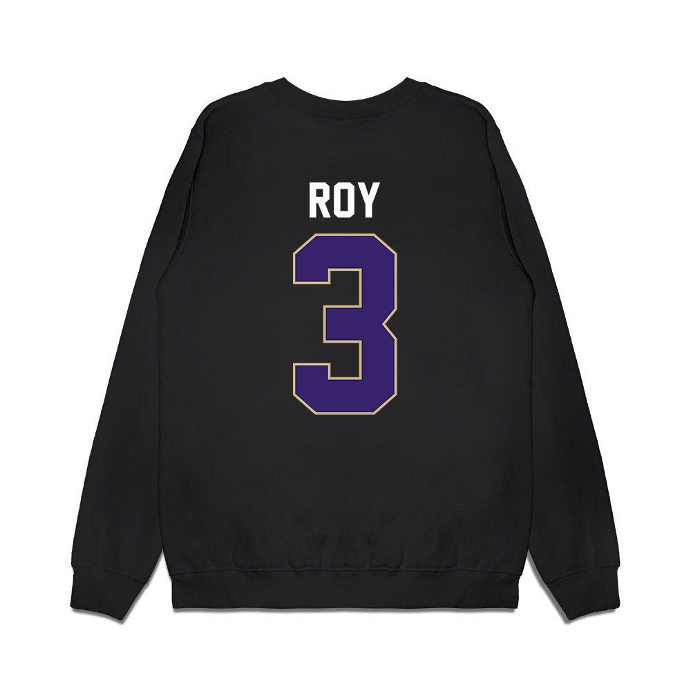 Washington - NCAA Men's Basketball : BJ Roy - Vintage Shersey Premium Crewneck Sweatshirt-1