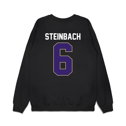 Washington - NCAA Men's Basketball : Hannes Steinbach - Vintage Shersey Premium Crewneck Sweatshirt-1