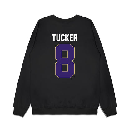 Washington - NCAA Men's Basketball : Bryson Tucker - Vintage Shersey Premium Crewneck Sweatshirt-1