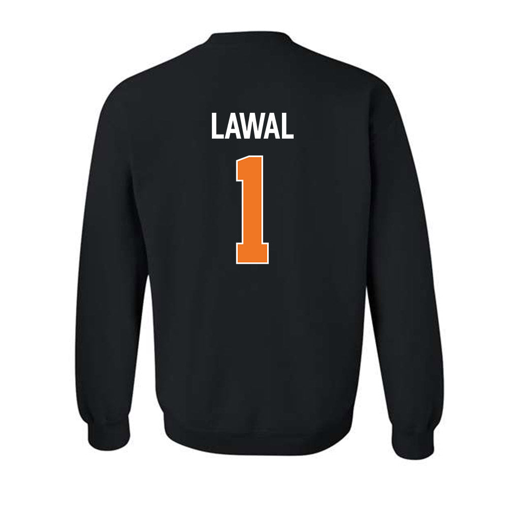 Virginia Tech - NCAA Men's Basketball : Tobi Lawal - Vintage Sports Shersey Crewneck Sweatshirt-1