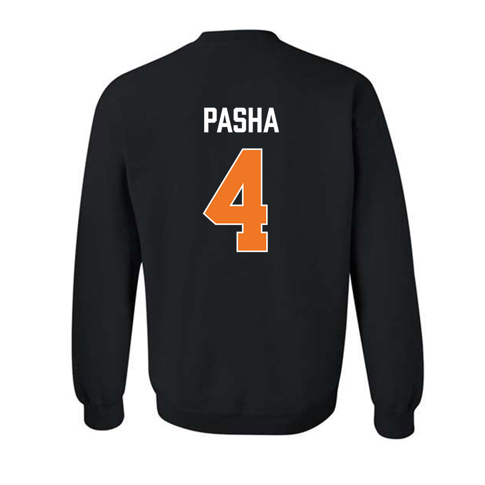 Virginia Tech - NCAA Men's Basketball : Izaiah Pasha - Vintage Sports Shersey Crewneck Sweatshirt-1