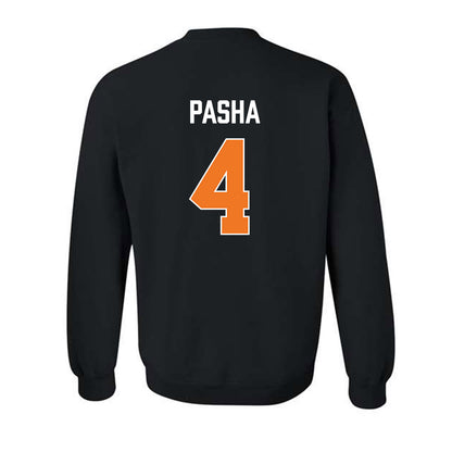 Virginia Tech - NCAA Men's Basketball : Izaiah Pasha - Vintage Sports Shersey Crewneck Sweatshirt-1